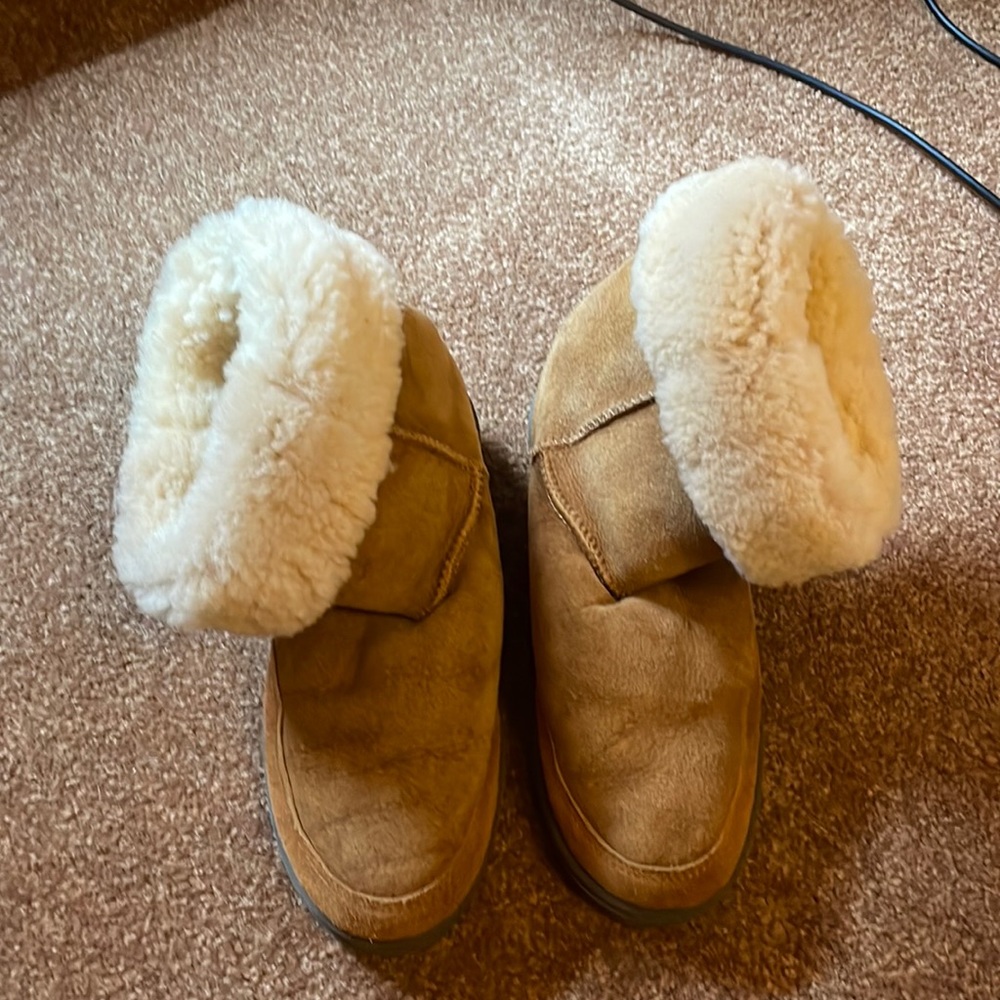 Tan boots worn only a few times.